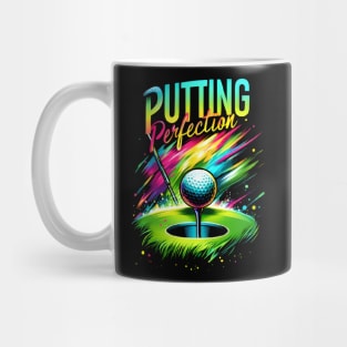 Putting perfection - golf competition Mug